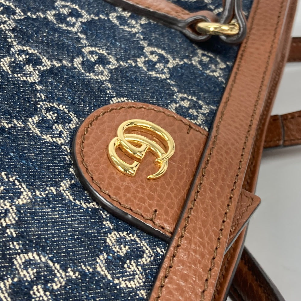 GUCCI 631685 オフィディア GGデニム ミディアムトート ショルダーバッグ 肩掛け カバン トートバッグ デニム レディース