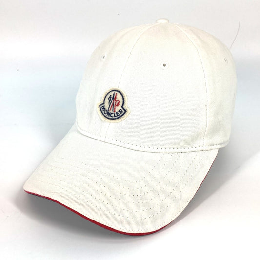 MONCLER ロゴワッペン 帽子 キャップ帽 ベースボール キャップ コットン レディース - brandshop-reference