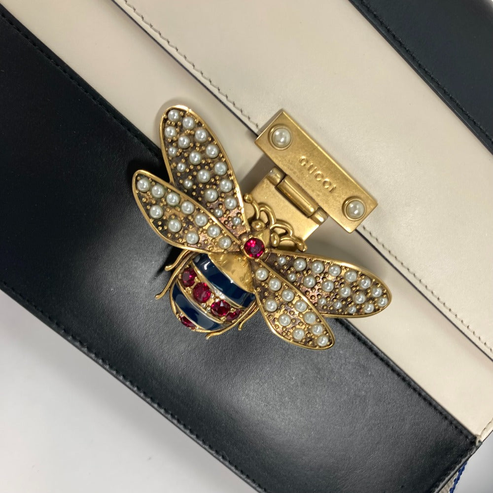 GUCCI 476541 ビジュー フェイクパール クイーンマーガレット BEE 蜂 2WAY ショルダーバッグ 斜め掛け 肩掛け ハンドバッグ  レザー レディース | brandshop-reference