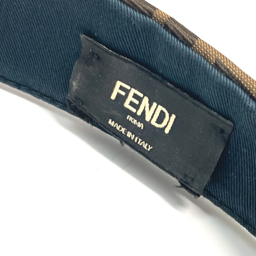FENDI ズッカ 帽子 サンバイザー キャンバス ユニセックス - brandshop-reference