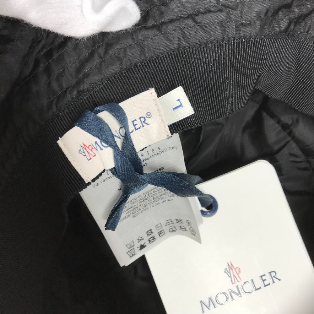 MONCLER ロゴ ワッペン ハット帽 帽子 バケットハット ボブハット ハット ナイロン レディース - brandshop-reference