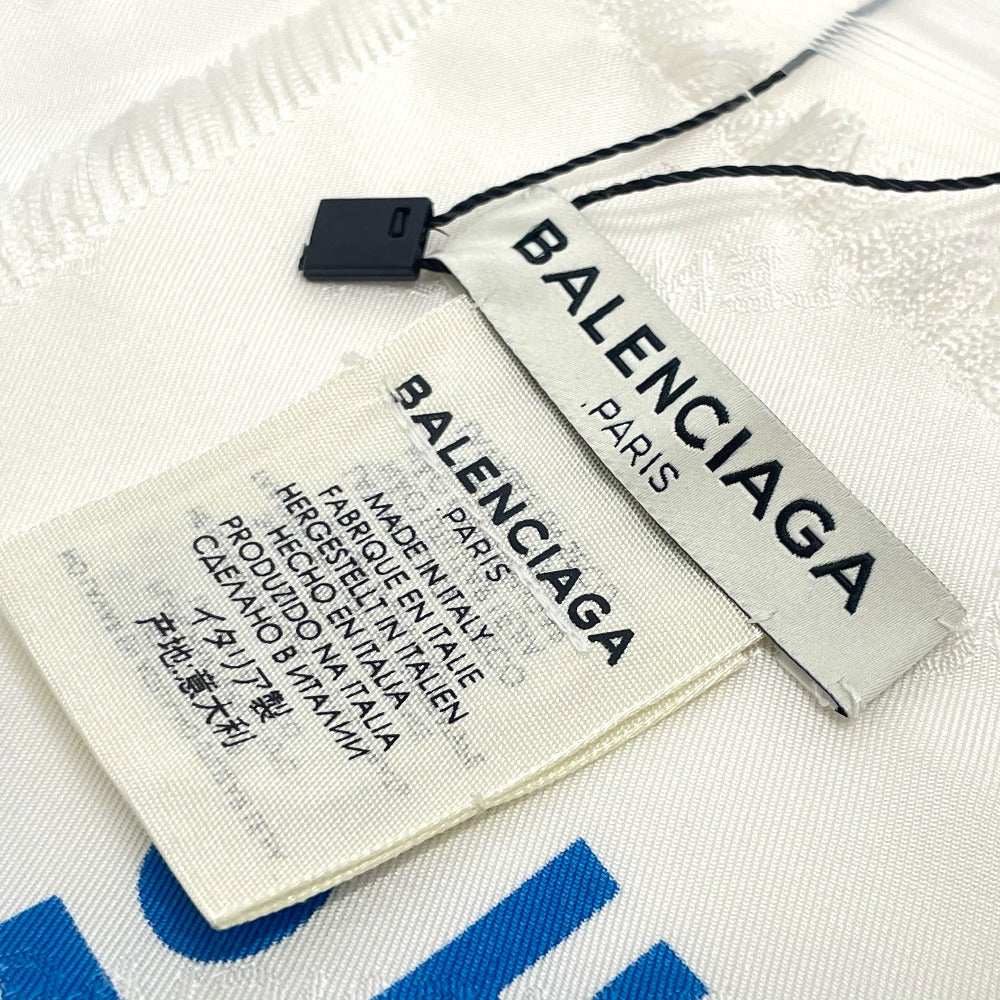 BALENCIAGA 465301 ロゴ フリンジ シルクスカーフ スカーフ シルク ユニセックス - brandshop-reference