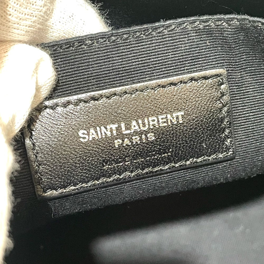 SAINT LAURENT PARIS 470299 YSL Logo Rouge Camera Bag Diagonal ...