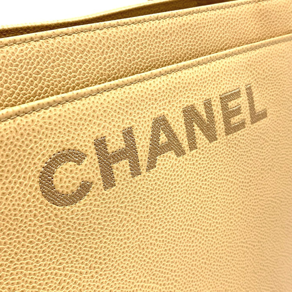 CHANEL ロゴ ショルダーバッグ 肩掛け ファッション小物 トートバッグ キャビアスキン レディース - brandshop-reference