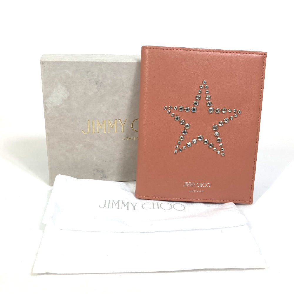 JIMMY CHOO スター 星 ラインストーン カードケース パスポートケース レザー レディース - brandshop-reference