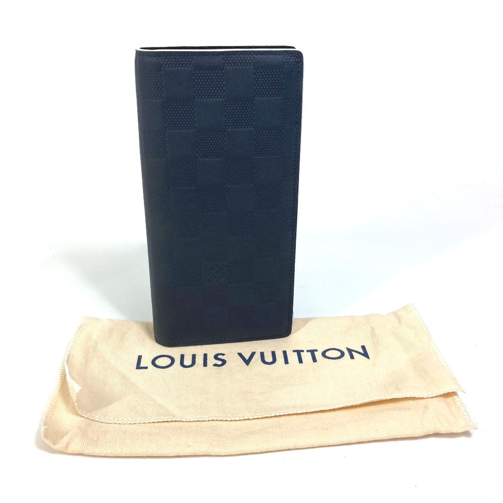 LOUIS VUITTON N64025 ダミエアンフィニ ポルトフォイユ ブラザ 2つ折り長財布 2つ折り財布 ダミエアンフィニレザー メンズ |  brandshop-reference