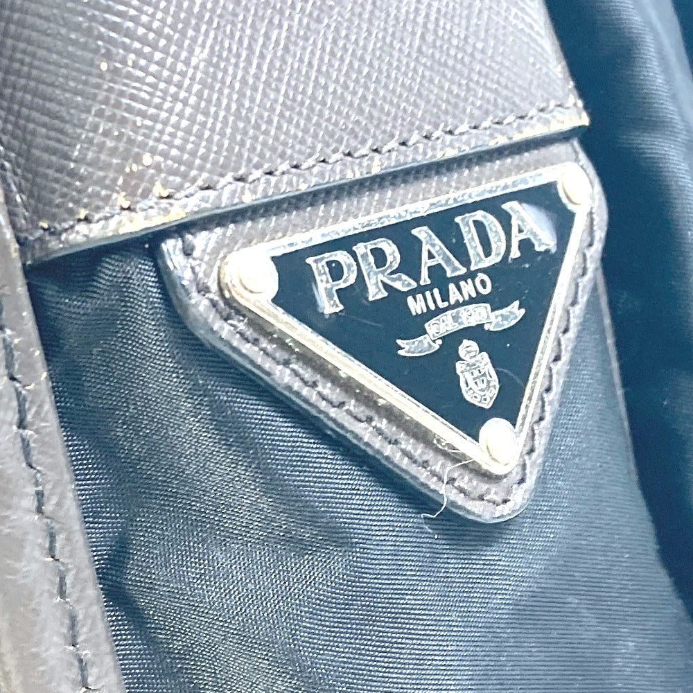 PRADA トライアングルロゴ メッセンジャーバッグ カバン 斜め掛け ショルダーバッグ ナイロン メンズ - brandshop-reference