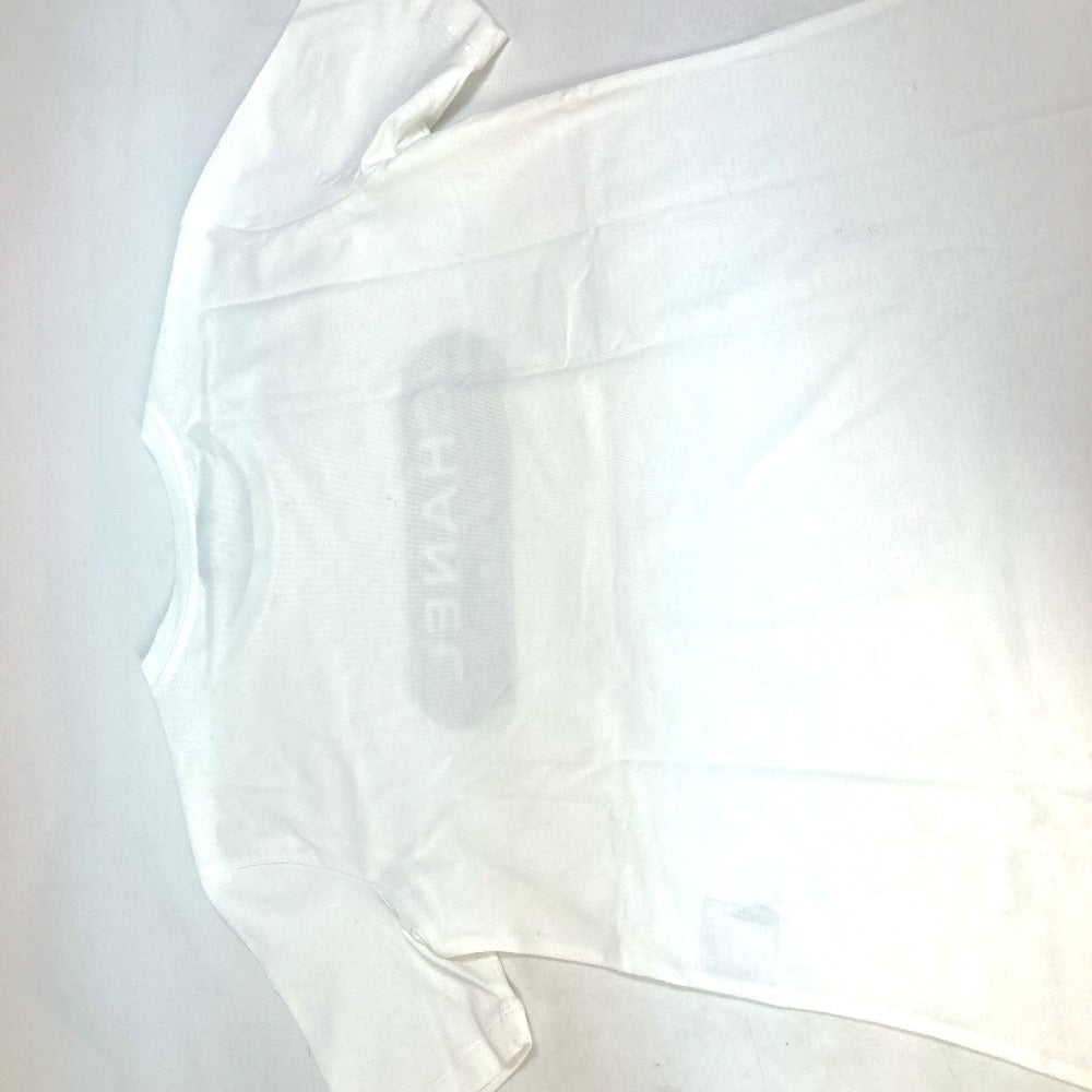 シャネル CHANEL ユニフォーム ロゴ 20P Tシャツ トップス 半袖Ｔシャツ コットン ホワイト