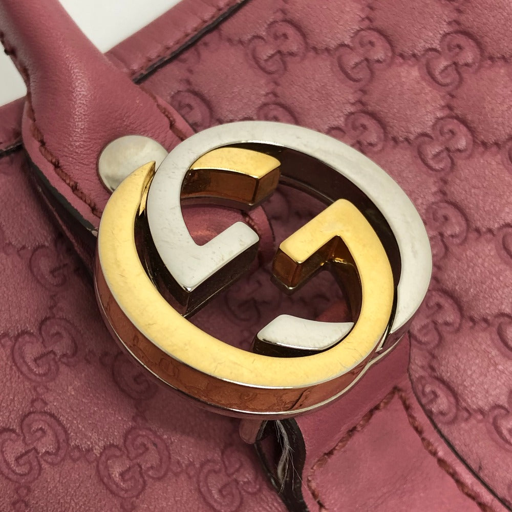 GUCCI 232957 グッチシマ GGツインズ トートバッグ レザー レディース