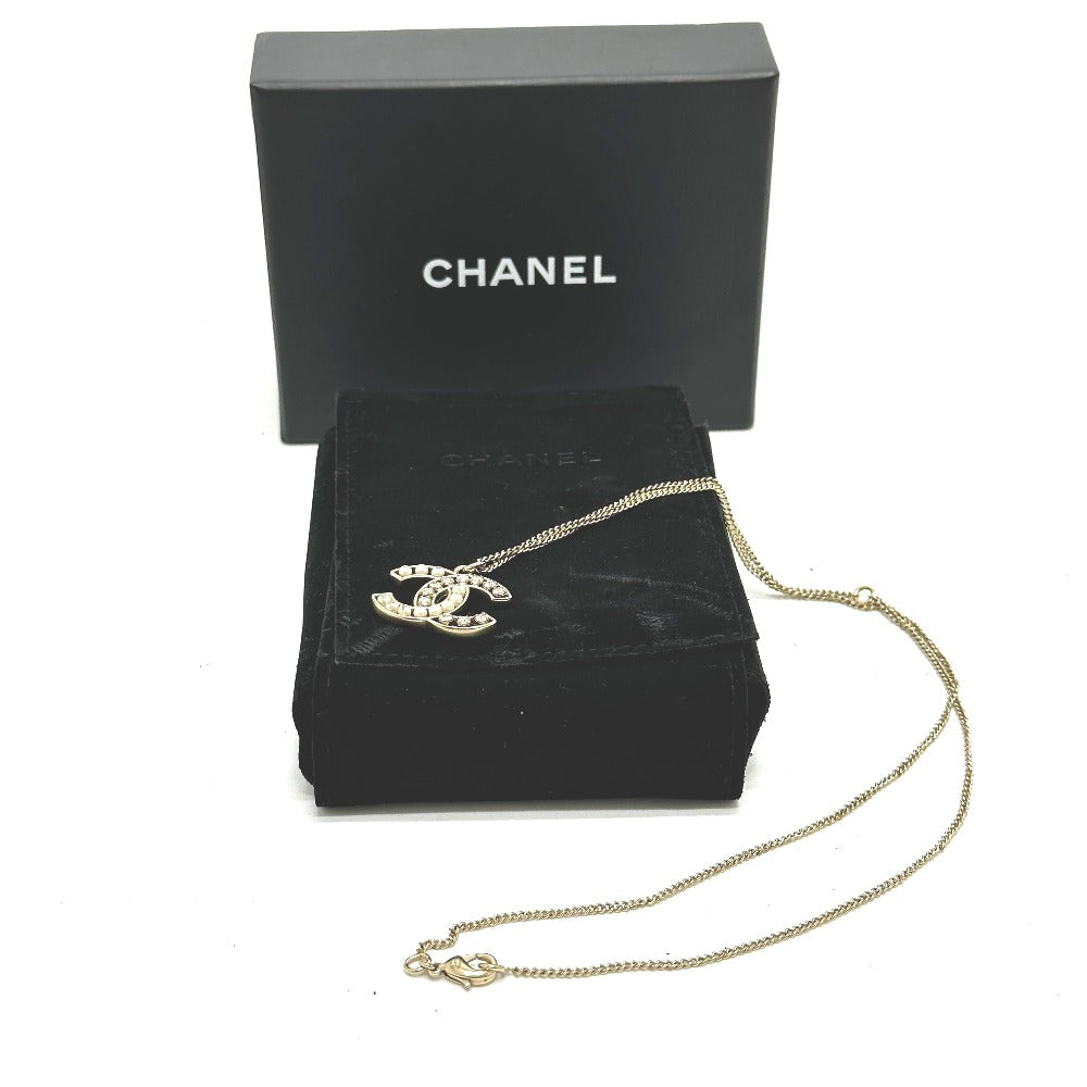 CHANEL CC ココマーク フェイクパール アクセサリー B14B ネックレス GP レディース | brandshop-reference