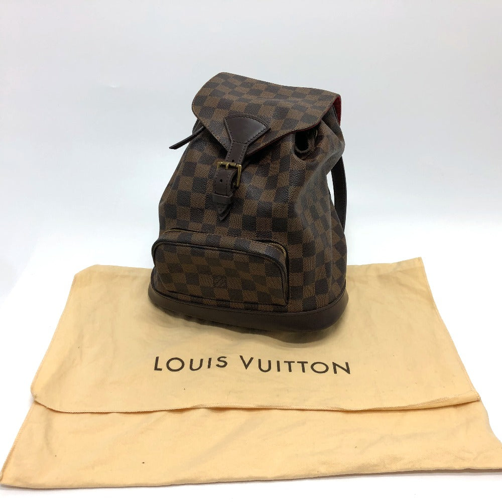 LOUIS VUITTON ダミエ モンスリMM SPオーダー バックパック カバン リュックサック ダミエキャンバス レディース - brandshop-reference