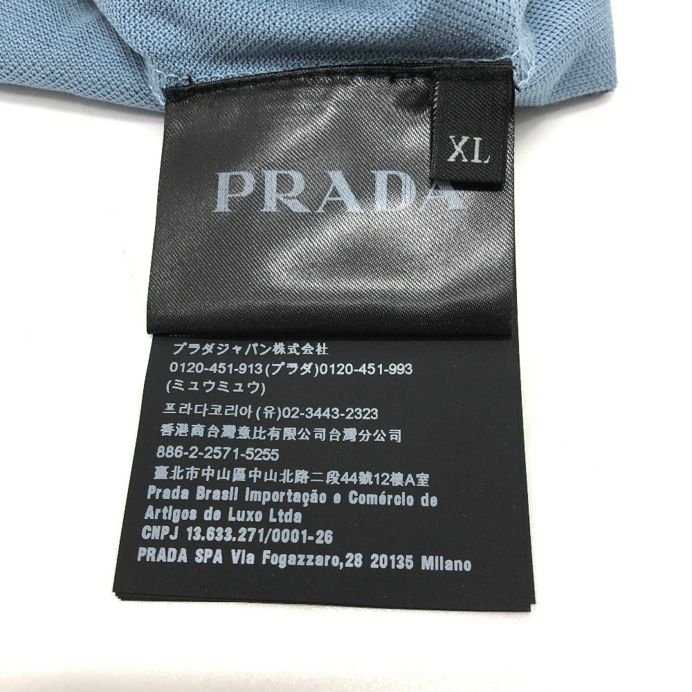 PRADA UJN444 ロゴ/鹿の子 ワッペン アパレル ポロシャツ コットン メンズ - brandshop-reference