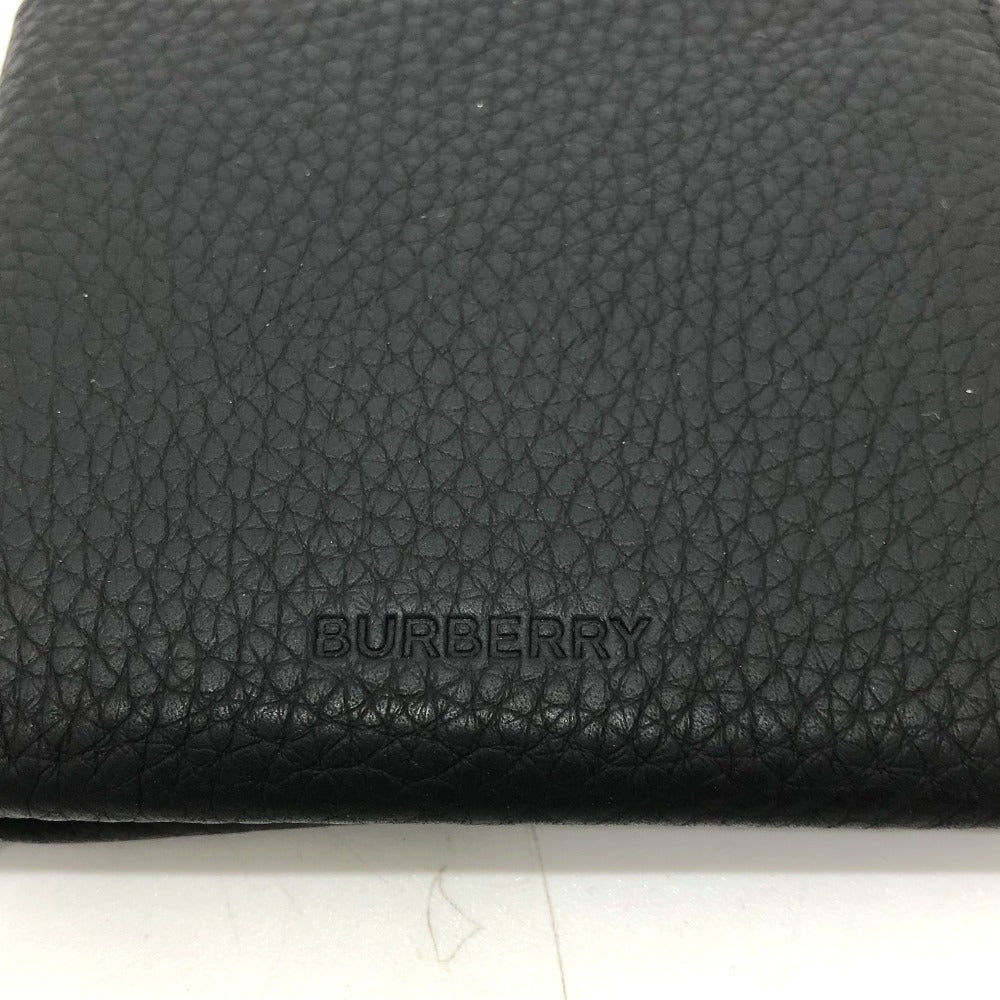BURBERRY 8043377 ロゴ ウォレット サイフ 2つ折り財布 レザー メンズ - brandshop-reference