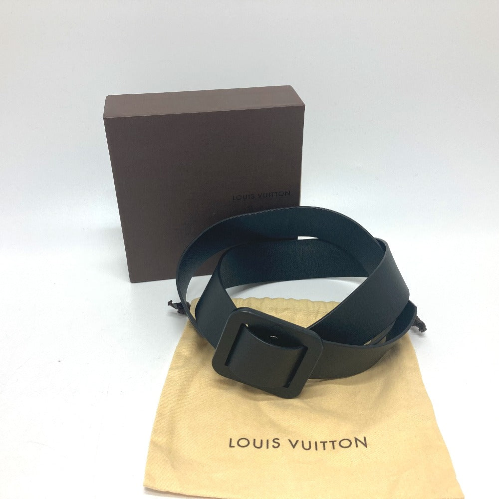 ルイヴィトン LOUIS VUITTON LVサークル MP172 ベルト レザー ブラック