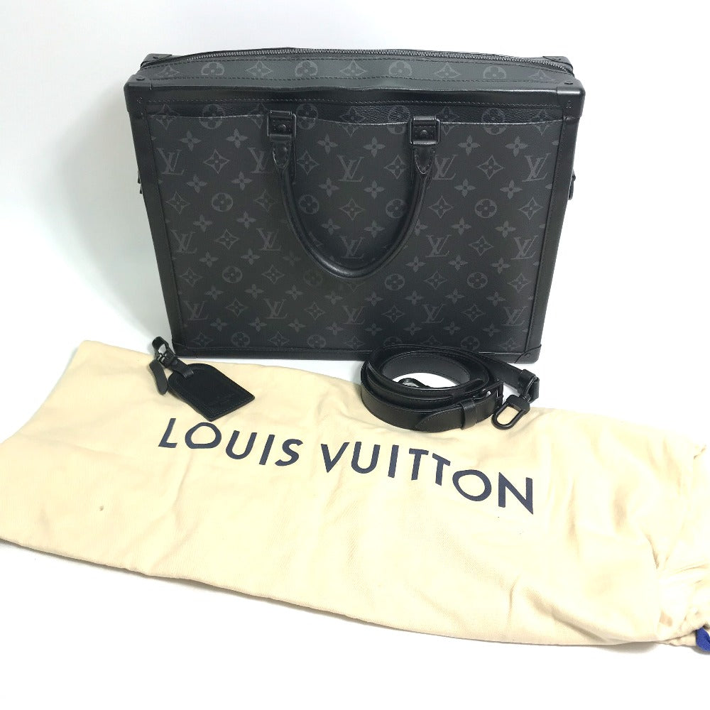 LOUIS VUITTON M44952 モノグラムエクリプス ソフトトランク ブリーフケース ハンドバッグ カバン 2WAY ショルダーバッグ ビジネスバッグ モノグラムエクリプスキャンバス メンズ - brandshop-reference