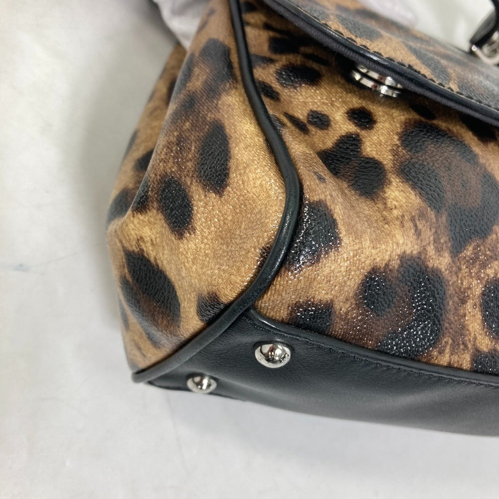 DOLCE&GABBANA レオパード 豹柄 ヒョウ シシリー 2WAY ショルダーバッグ 斜め掛け ハンドバッグ レザー レディース |  brandshop-reference