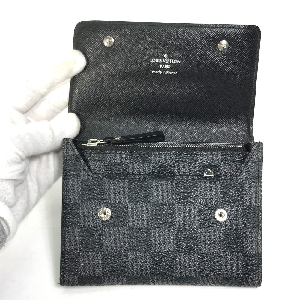 LOUIS VUITTON N63083 ダミエグラフィット ポルトフォイユ・コンパクト ...