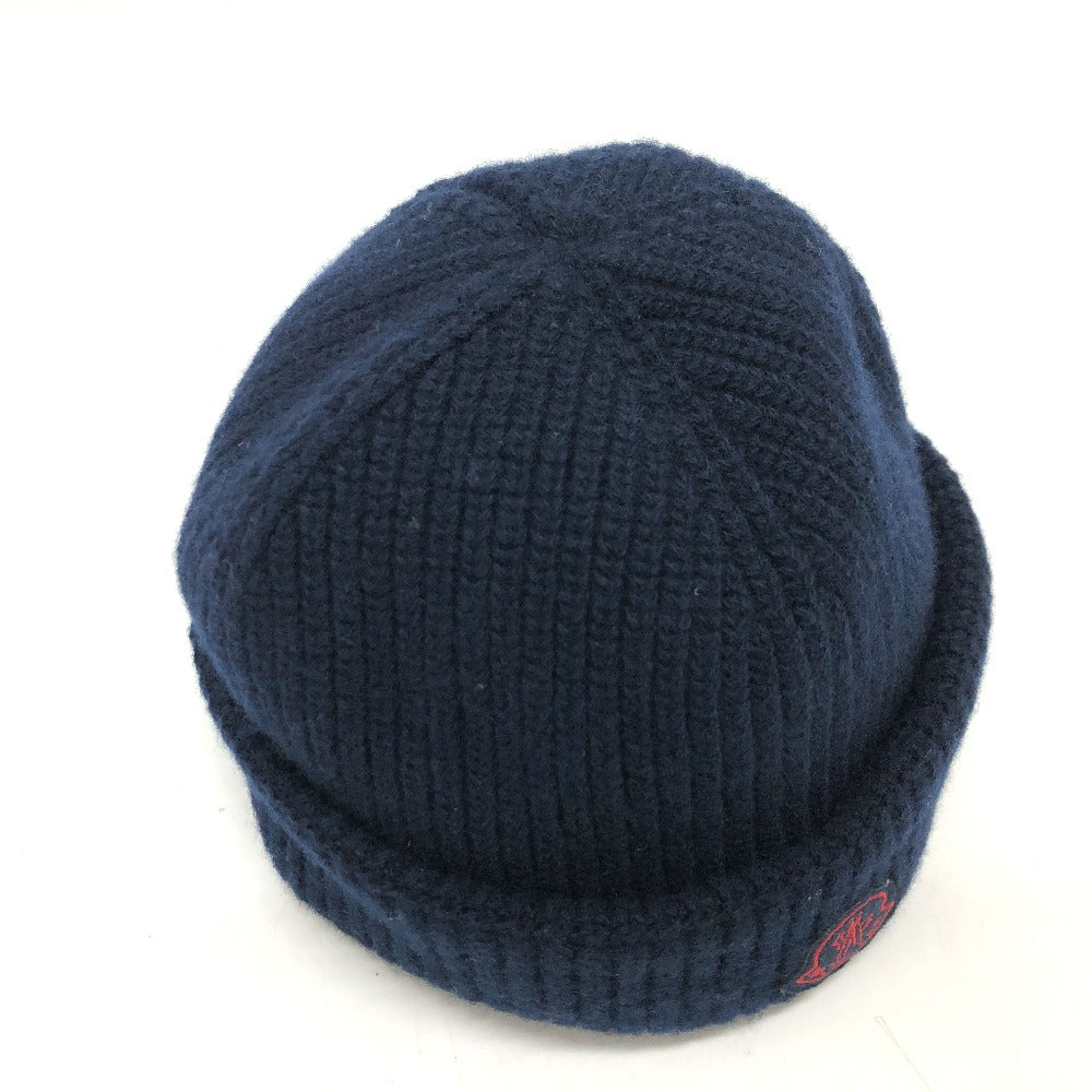 MONCLER A9578 ロゴ ワッペン BERRETTO TRICOT ニット帽 ウール メンズ - brandshop-reference