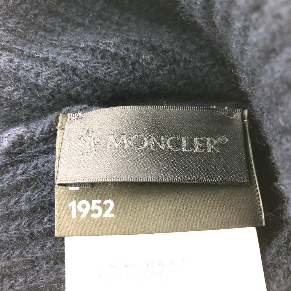 MONCLER A9578 ロゴ ワッペン BERRETTO TRICOT ニット帽 ウール メンズ - brandshop-reference