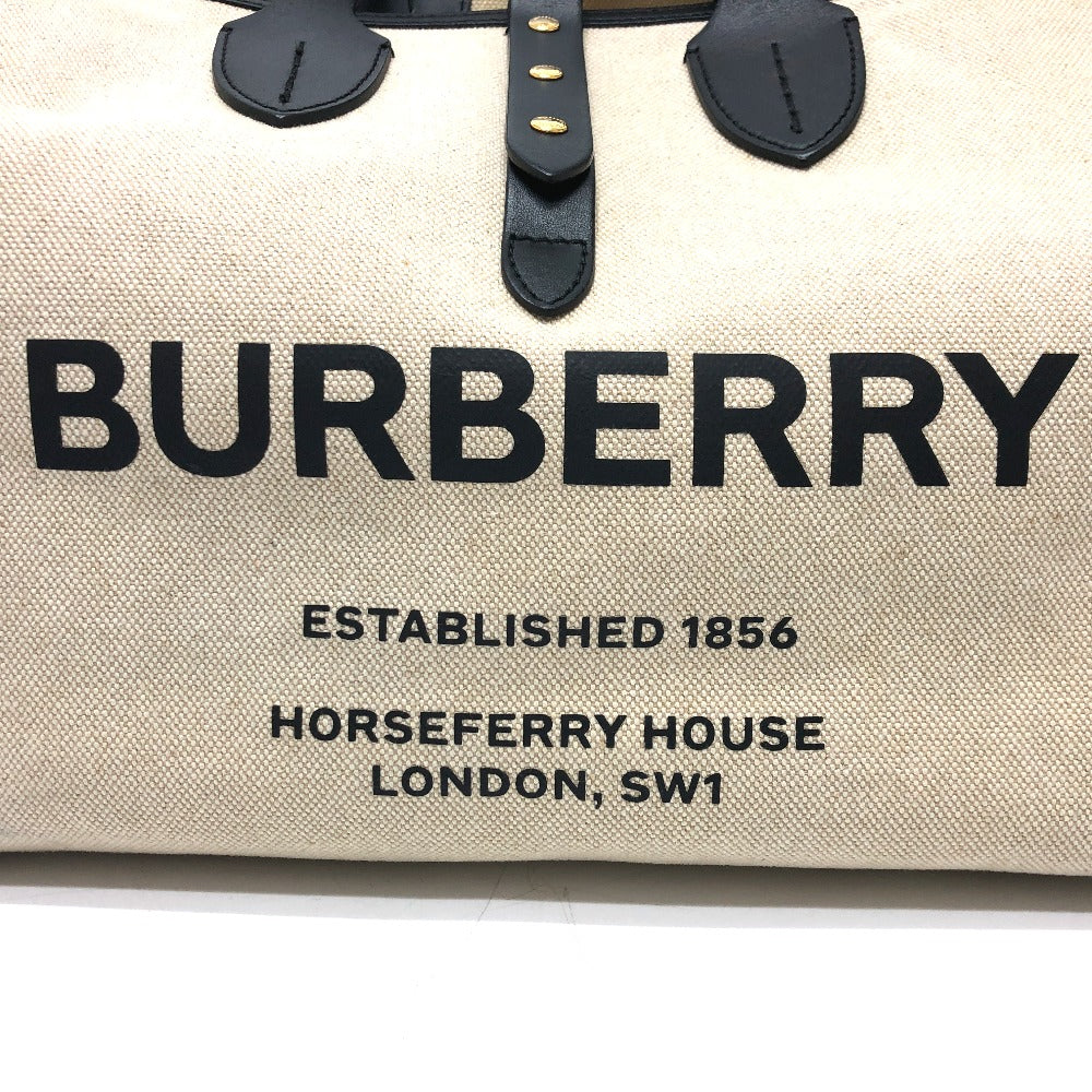 BURBERRY 80313181 ロゴ ソフトベルト カバン ラージ トートバッグ キャンバス/レザー レディース - brandshop-reference