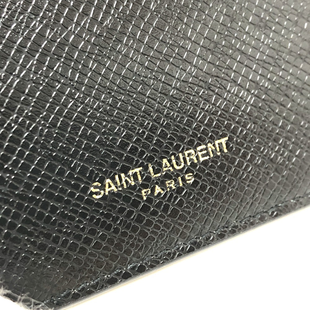 SAINT LAURENT PARIS 609362 コンパクトウォレット フラグメントケース 財布 小銭入れ コインケース レザー メンズ - brandshop-reference