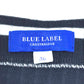 BLUE LABEL CRESTBRIDGE 55J75-758-29 シースルーレイヤード ボーダー ニット切替 ベルト付き ワンピース - brandshop-reference