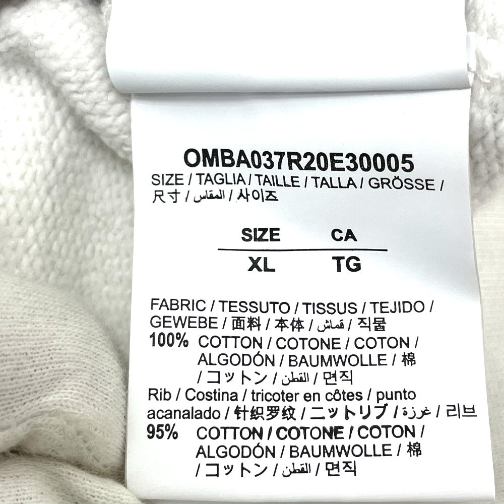 OFF-WHITE OMBA037R20E30005 ロゴ プリント DRIPPING ARROWS HOODIE オーバーサイズ トレーナー コットン メンズ - brandshop-reference