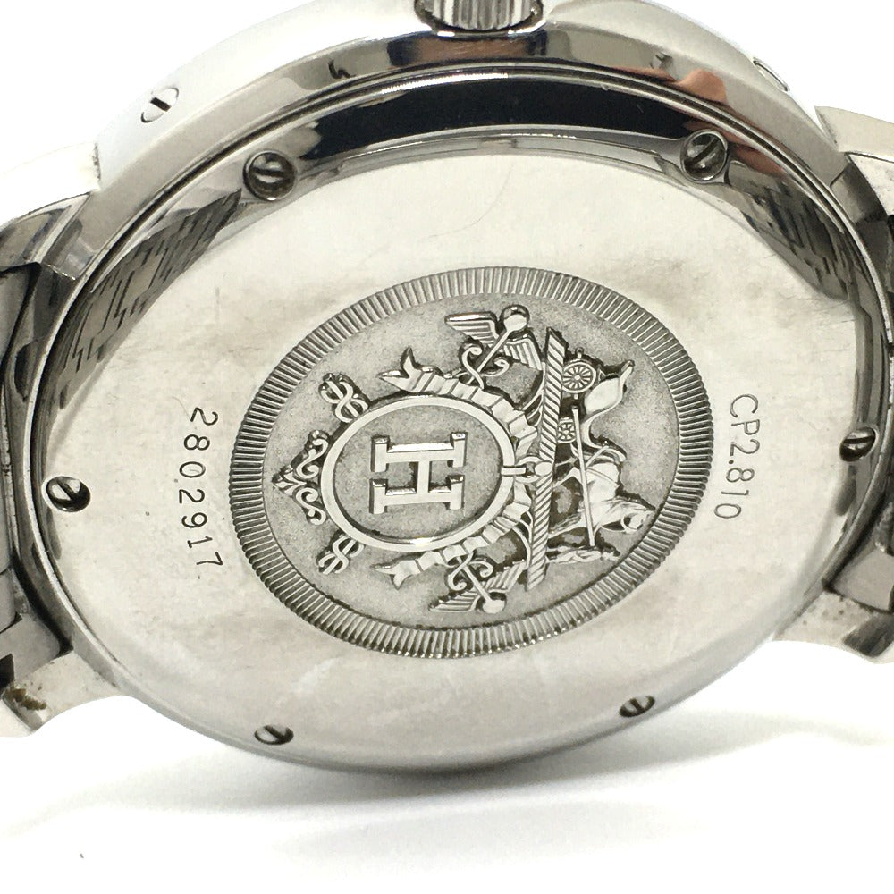 HERMES CP2.810 デイト クリッパー 自動巻き 腕時計 SS メンズ - brandshop-reference