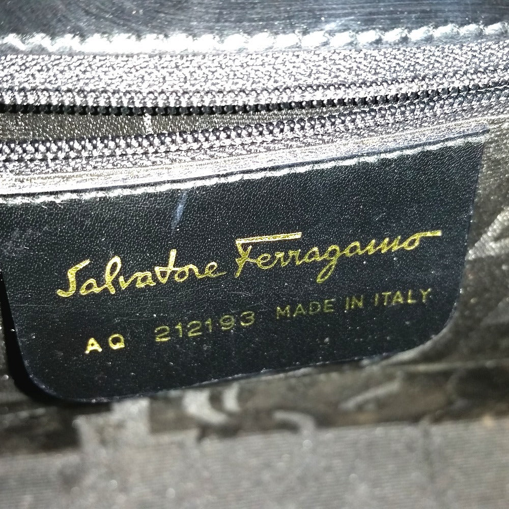 Salvatore Ferragamo AQ-212193 Ganchini shoulder bag 2WAY Handbag ...