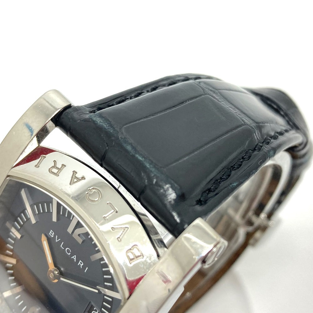 BVLGARI AA39S アショーマ クォーツ デイト 腕時計 SS レディース - brandshop-reference