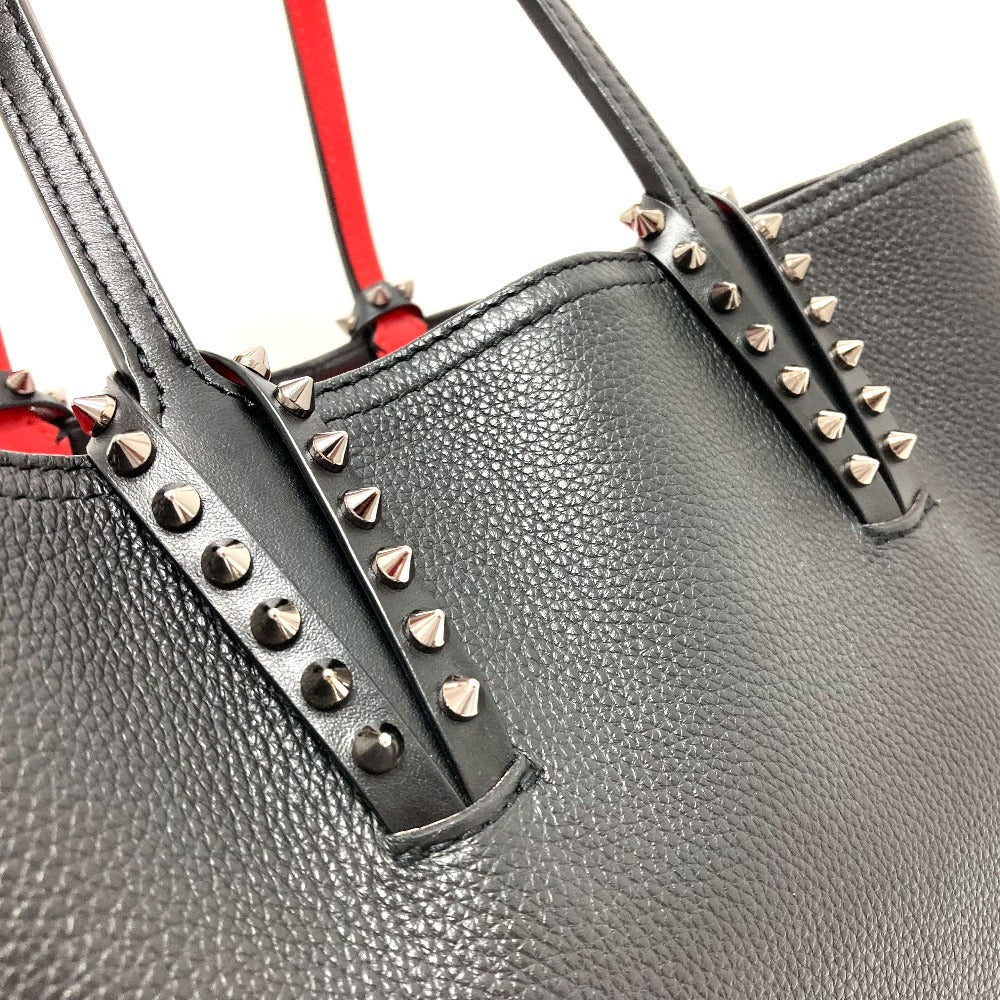 Christian Louboutin 1185119 CM53 スパイクスタッズ カバタ スモール ハンドバッグ トートバッグ レザー ユニセックス  | brandshop-reference