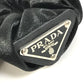 PRADA トライアングルロゴ 三角ロゴ プレート ヘアゴム ヘアアクセサリー シュシュ ナイロン レディース - brandshop-reference