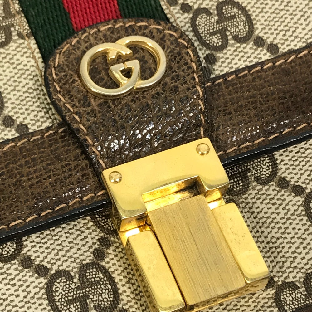 GUCCI シェリーライン GG柄 オールドグッチ ポシェット 斜め掛け カバン ショルダーバッグ GGスプリームキャンバス レディース - brandshop-reference