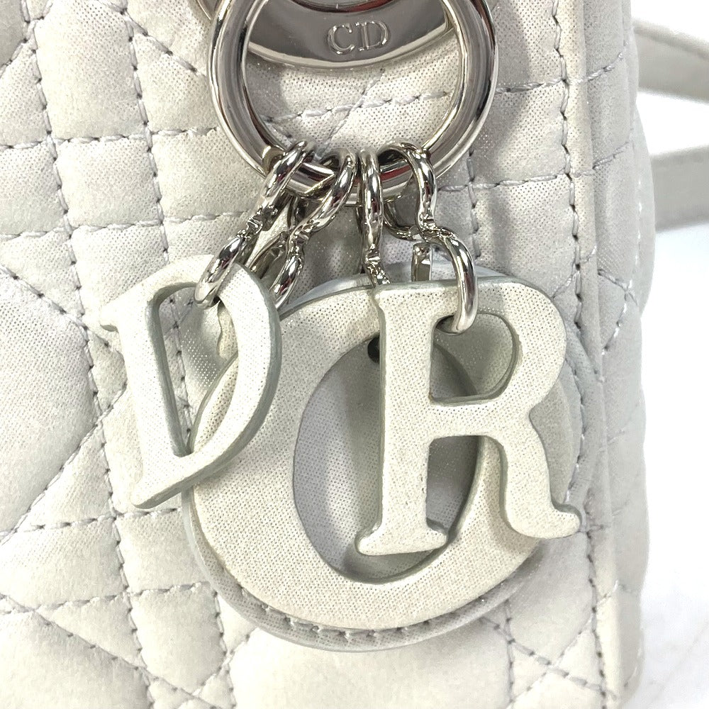 Dior レディディオール カナージュ ミニ 2WAY ショルダーバッグ 斜め掛け カバン ハンドバッグ レザー レディース - brandshop-reference