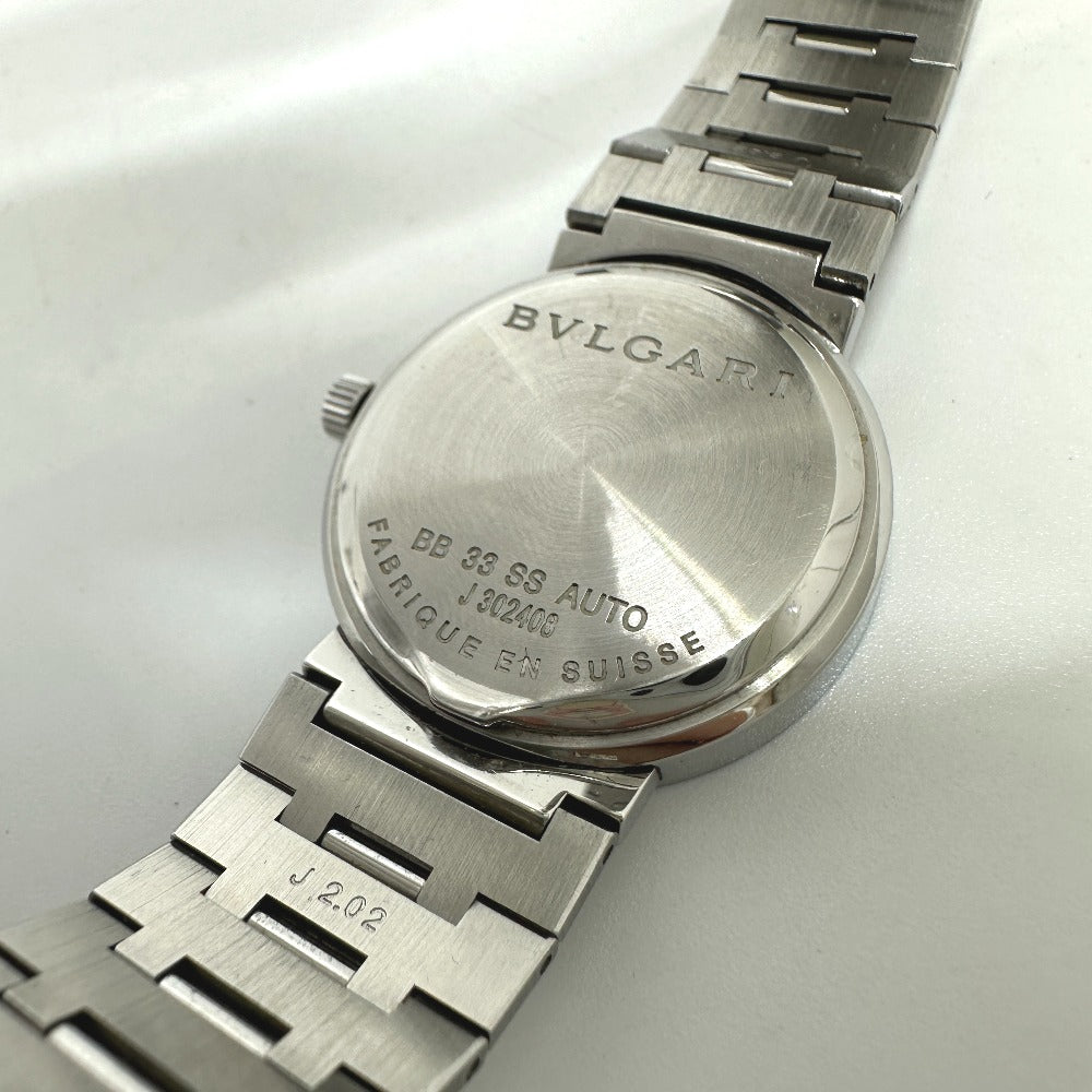 BVLGARI BBSAUTO ブルガリブルガリ 自動巻き デイト 腕時計 SS