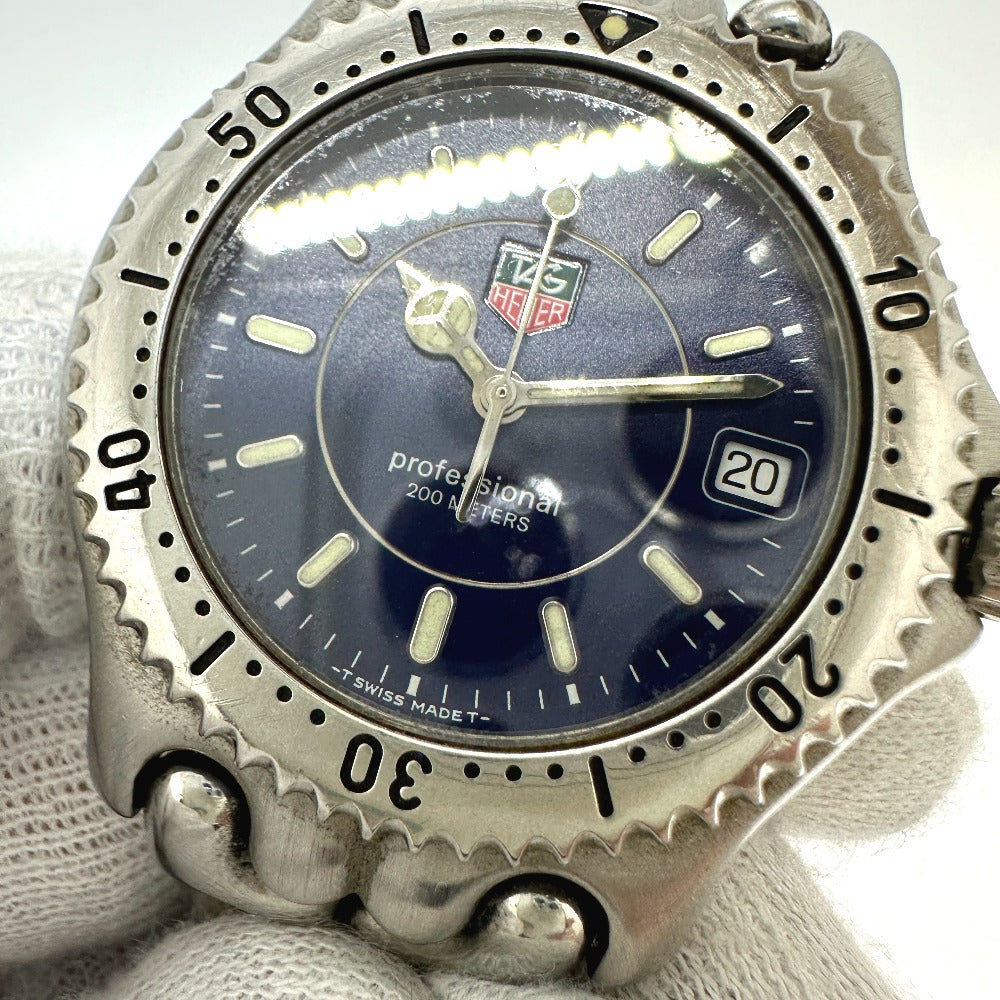 TAG HEUER WG111A セル プロフェッショナル200 クォーツ デイト 腕時計 SS メンズ - brandshop-reference