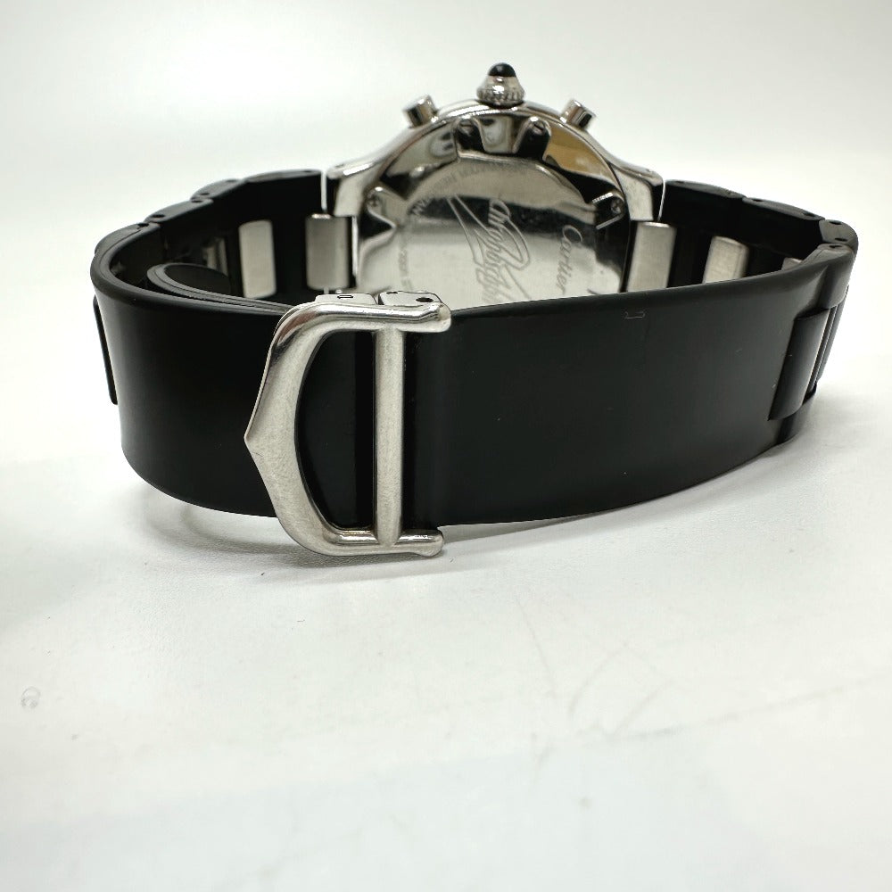 CARTIER W10125U2 マスト21 クロノスカフ クォーツ デイト 腕時計 SS メンズ - brandshop-reference