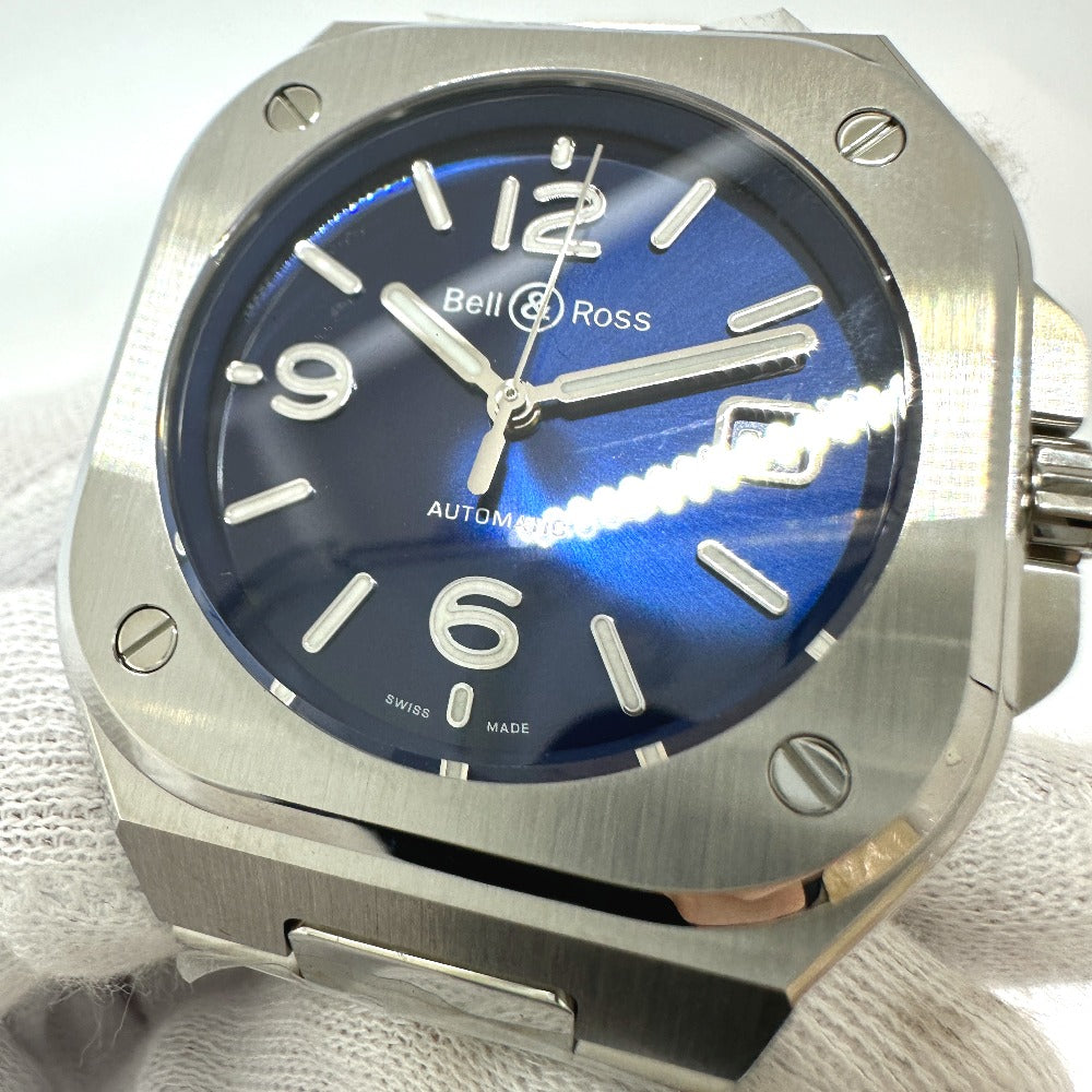 Bell＆Ross BR05 ブルースティール 自動巻き デイト 腕時計 SS メンズ - brandshop-reference