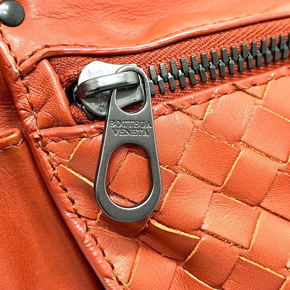 BOTTEGA VENETA 121604 Intrecciato side belt waist bag body bag leather  unisex
