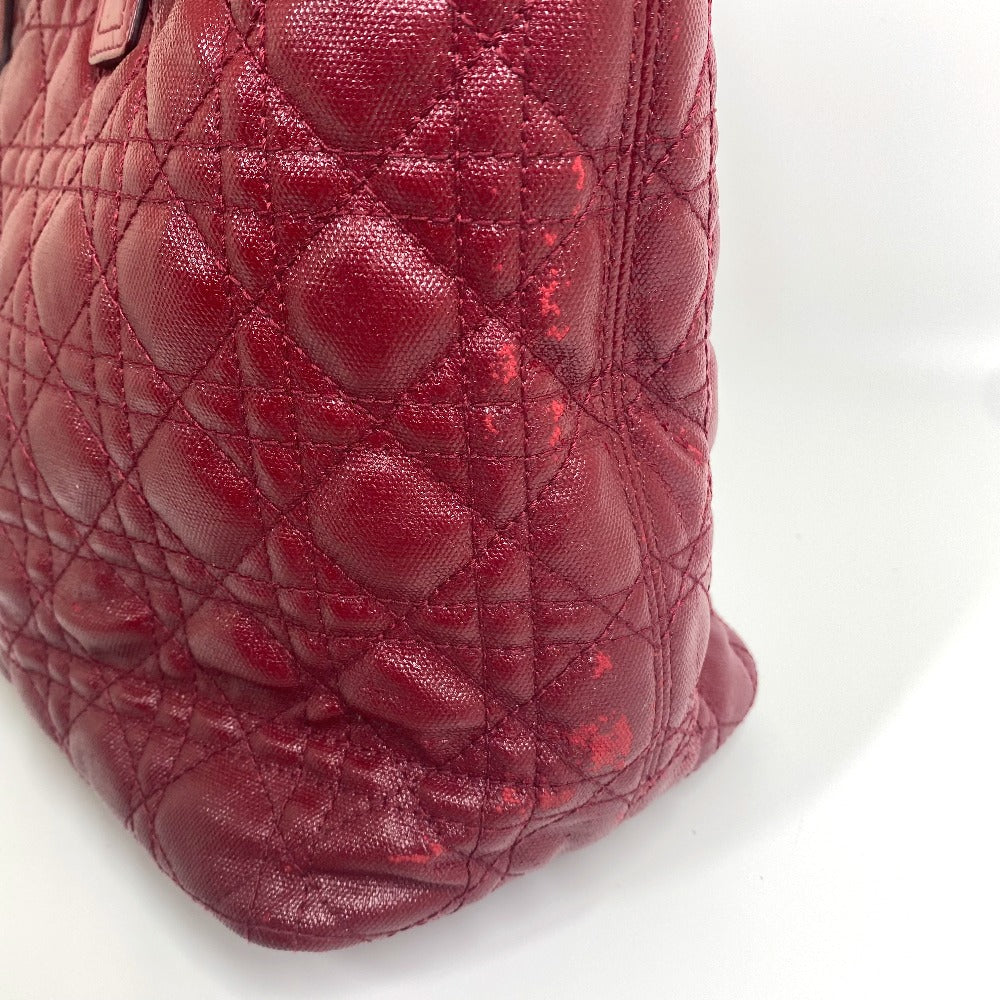 Christian dior red online tote bag