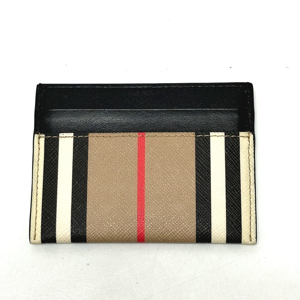 BURBERRY チェック ロゴ 名刺入れ パスケース カードケース レザー レディース - brandshop-reference