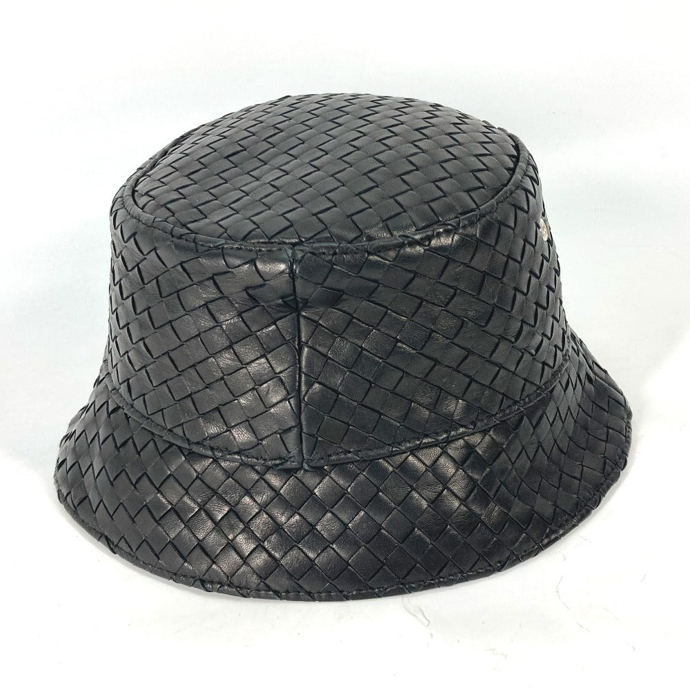 BOTTEGA VENETA 687343 イントレチャート ハット帽 帽子 バケットハット ボブハット ハット ラムスキン メンズ - brandshop-reference