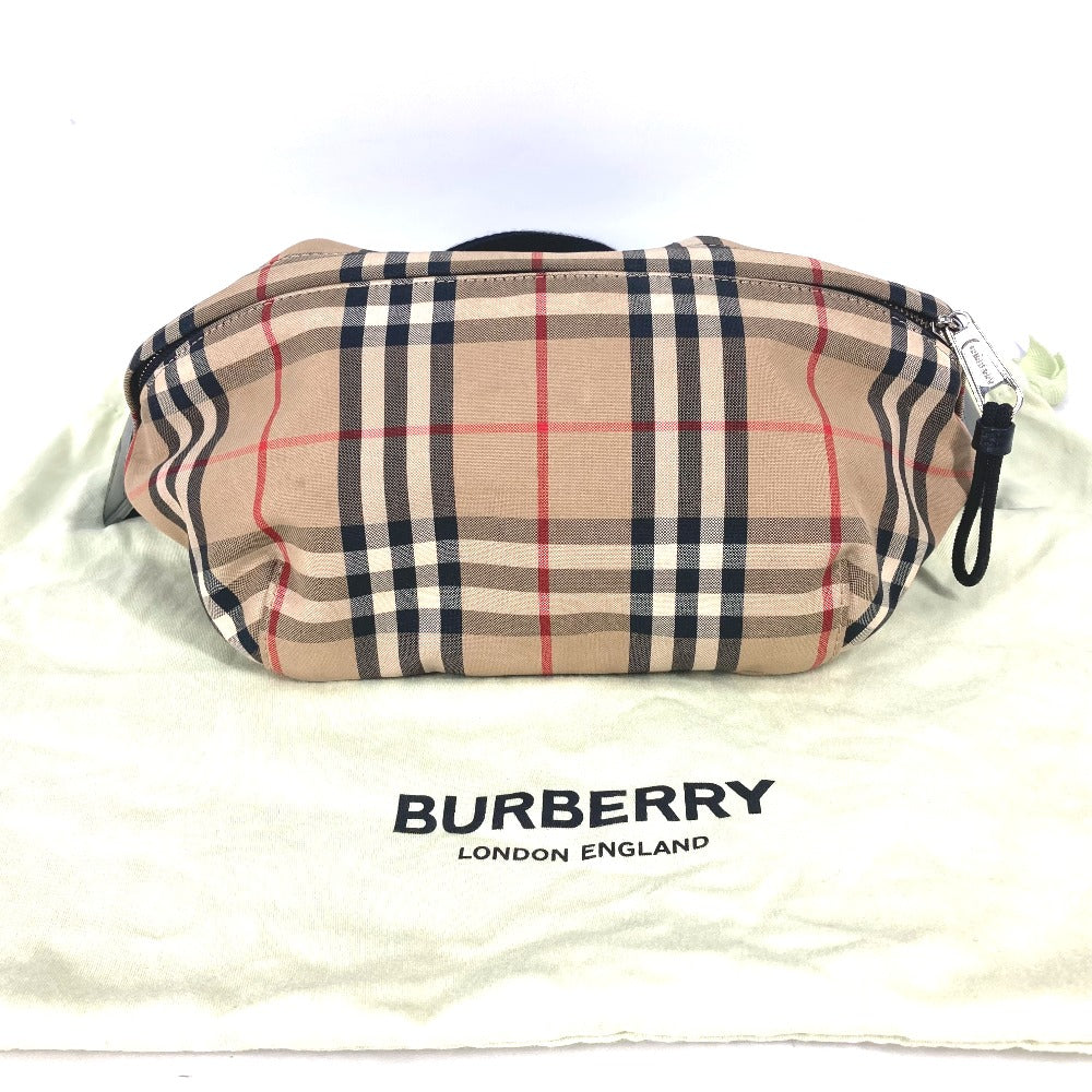 BURBERRY 8010430 ヴィンテージチェック ウエストバッグ ショルダーバッグ カバン ボディバッグ キャンバス/レザー メンズ - brandshop-reference
