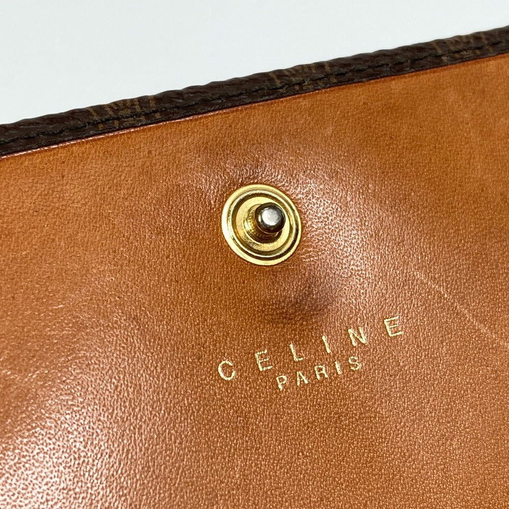 CELINE マカダム ヴィンテージ 3つ折り財布 長財布 レザー/PVC レディース - brandshop-reference