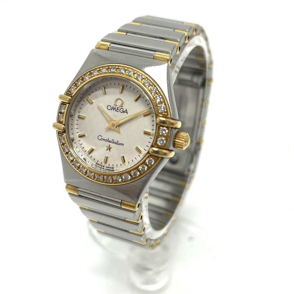 OMEGA 1367.30 コンステレーション ベゼルダイヤ クオーツ 腕時計 SS