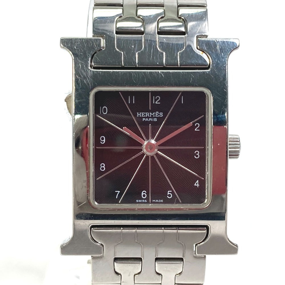 HERMES HH1.210 Hウォッチ クォーツ 腕時計 SS レディース - brandshop-reference