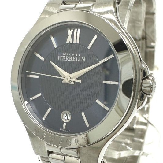 MICHELHERBELIN 14298/B15 ニューポート クォーツ デイト 腕時計 SS レディース - brandshop-reference