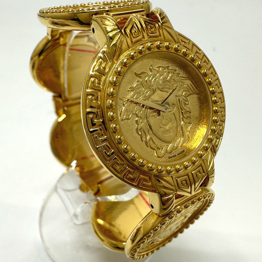 Gianni Versace 7008002 メデューサ コインウォッチ クオーツ 腕時計 ...
