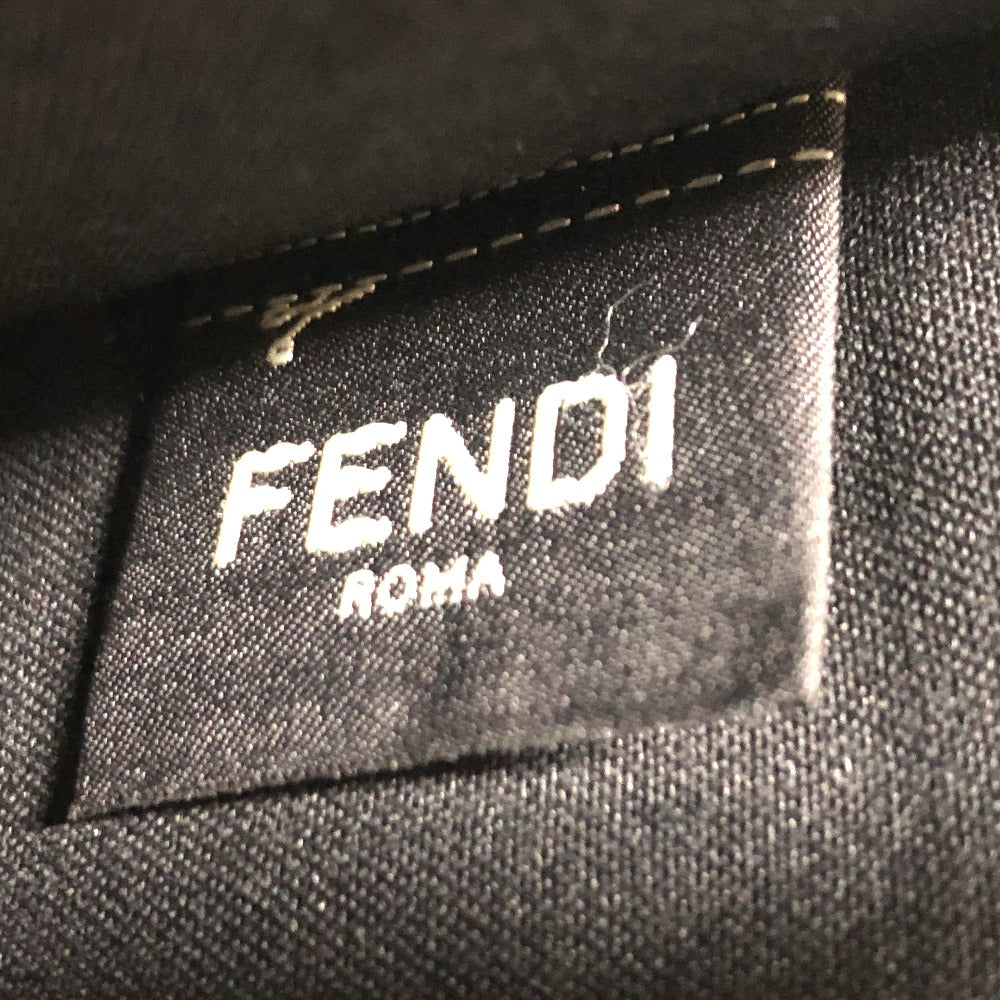 FENDI 7VA491 モンスター フラット スリム クラッチバッグ レザー メンズ - brandshop-reference