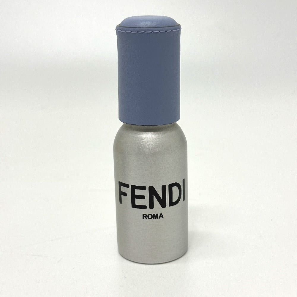 フェンディ FENDI ディスペンサーホルダー 7AR982 ロゴ スプレー 香水 レザー パープル系 未使用